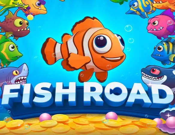 Fish Road slot icon by InOut, available at VipLuck Casino