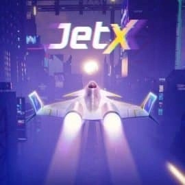 jetX online game logo by SmartSoft on vipluckcasino.eu