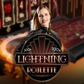 Lightning Roulette by Evolution, showcased at vipluckcasino.eu – game logo