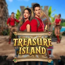 Treasure Island online game logo by Pragmatic Play on vipluckcasino.eu