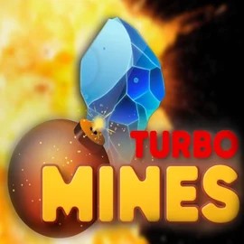 Turbo Mines online game logo by Turbo Games on vipluckcasino.eu